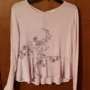 Lauren Conrad Embroidered Top